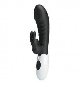 Pretty Love - Naughty Bunny Powerful Vibrating Massager Wand (Battery - Black)